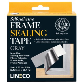 LINECO-FRAME SEALING, frame insulating tape grey-blue, 3,17 cm width