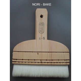 198 017 Noribake - Paste brush, white, mountain sheep hair, white, 17 cm wide