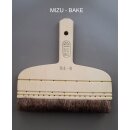 198 047 Mitsubake - Moistening brush, brown, deer hair, brown, 17 cm wide